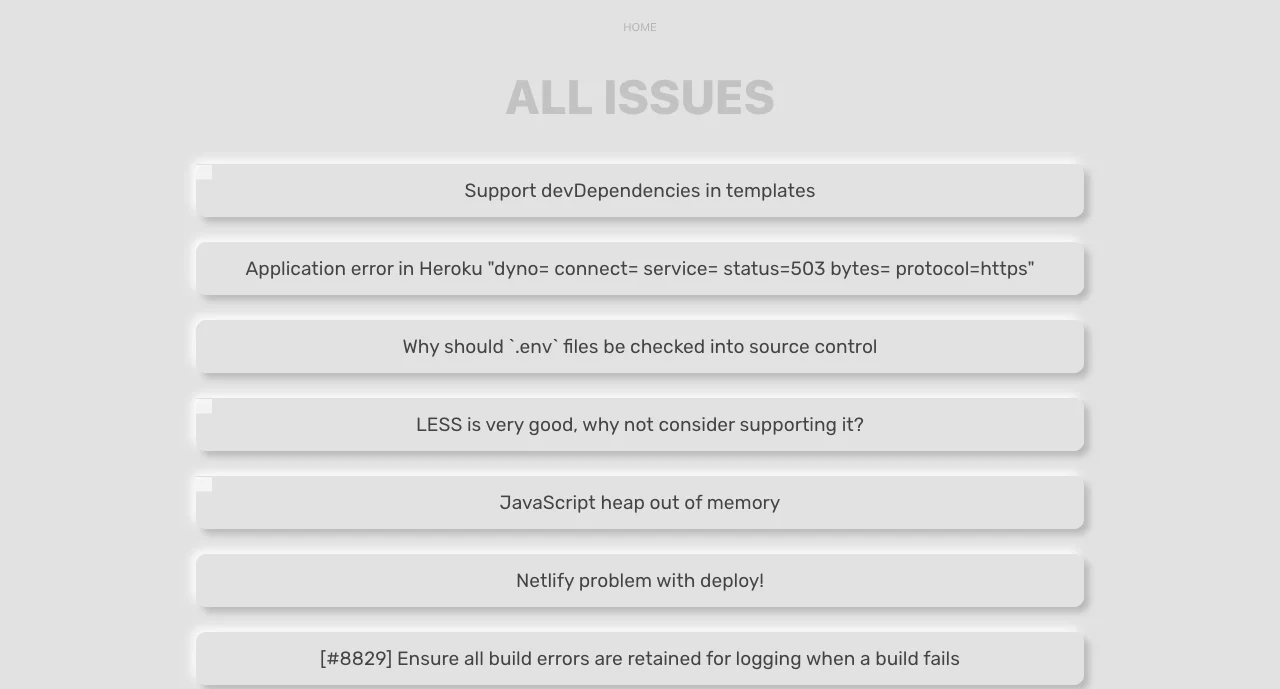 GitHub Issues Explorer